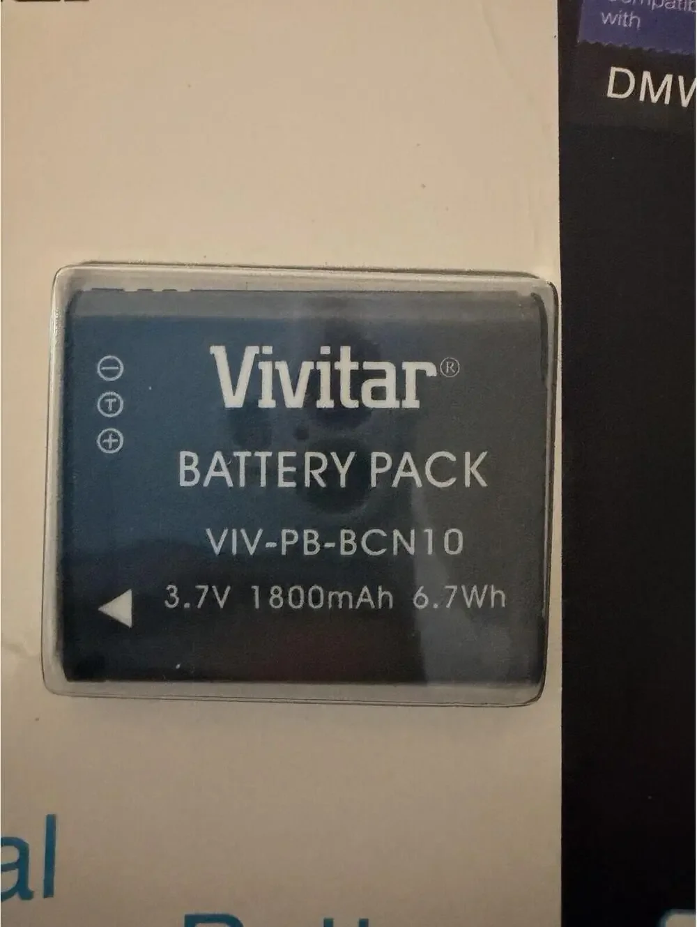 Vivitar Digital Camera Battery For Panasonic DMW-BCN10